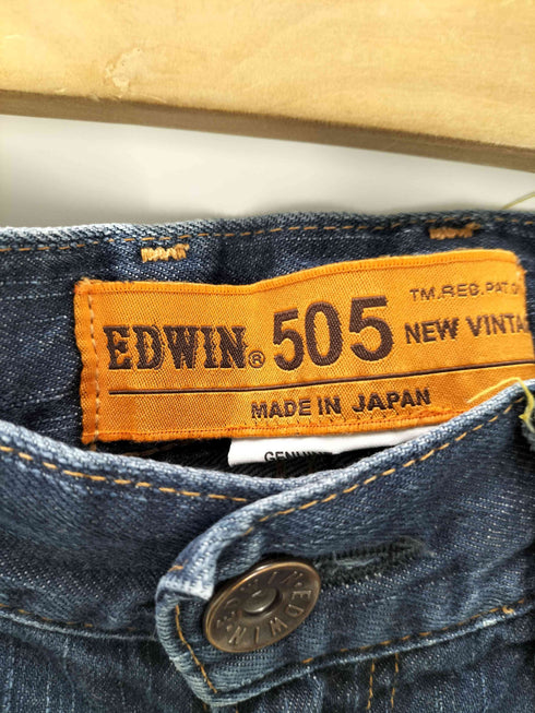 エドウィン EDWIN 505BG シンチバック セルビッチ ストレートデニムパンツ メンズ 32×33