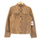 ギャップ Gap 00S バンドカラーレザートラッカージャケット レディース M