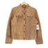ギャップ Gap 00S バンドカラーレザートラッカージャケット レディース M