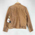 ギャップ Gap 00S バンドカラーレザートラッカージャケット レディース M
