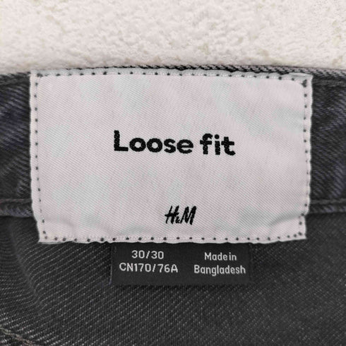 エイチアンドエム H&M LOOSE FIT ダメージデザインデニムパンツ メンズ 30/30