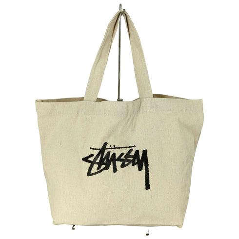 ステューシー Stussy ロゴプリントキャンバストートバッグ メンズ