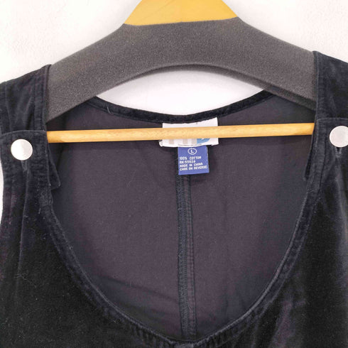 ポールハリスデザイン PAUL HARRIS DESIGN 90-00s フロントポケット ベロア ノースリーブワンピース レディース JPN:L