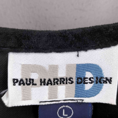 ポールハリスデザイン PAUL HARRIS DESIGN 90-00s フロントポケット ベロア ノースリーブワンピース レディース JPN:L