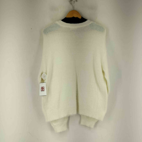 キャラクターブローチ付き シャギーカーディガン レディース M-L