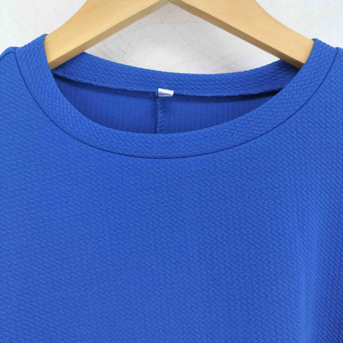 コカ coca エンボス加工マキシ丈ノースリーブワンピース レディース LONG