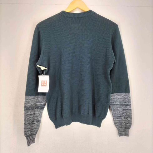 ステファンシュナイダー STEPHAN SCHNEIDER 袖切り替えワッフルニット メンズ 4