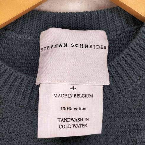 ステファンシュナイダー STEPHAN SCHNEIDER 袖切り替えワッフルニット メンズ 4