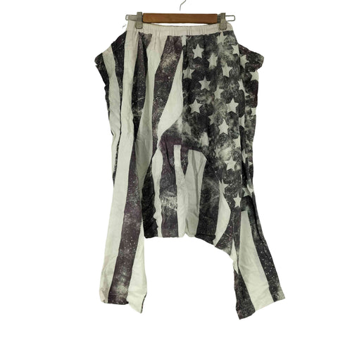 ノゾミイシグロ NOZOMI ISHIGURO 星条旗柄 サルエルパンツ レディース