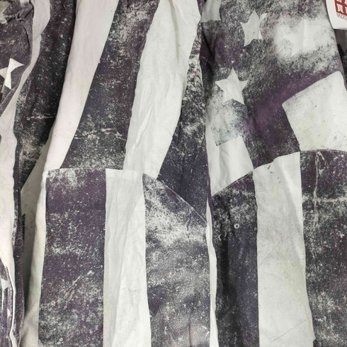 ノゾミイシグロ NOZOMI ISHIGURO 星条旗柄 サルエルパンツ レディース