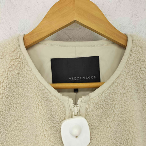 イェッカヴェッカ YECCA VECCA ボア×キルティングミドル丈コート レディース