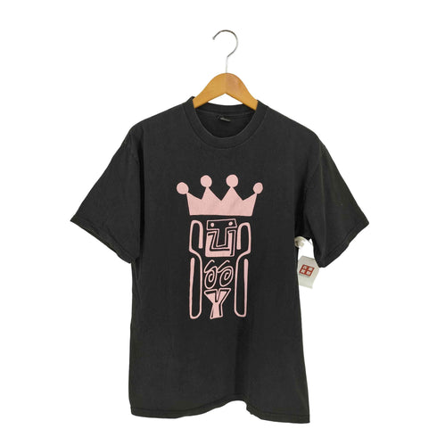 ステューシー Stussy 00s メキシコ製 クラウン ロゴ プリント Tシャツ メンズ import:M