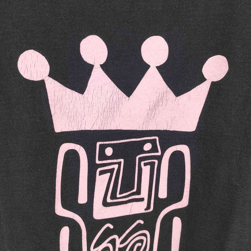 ステューシー Stussy 00s メキシコ製 クラウン ロゴ プリント Tシャツ メンズ import:M