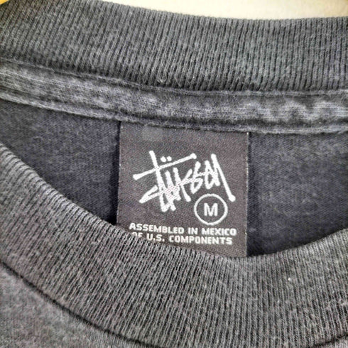 ステューシー Stussy 00s メキシコ製 クラウン ロゴ プリント Tシャツ メンズ import:M