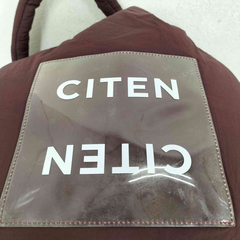 シテン CITEN PVCポケット 中綿トートバッグ レディース
