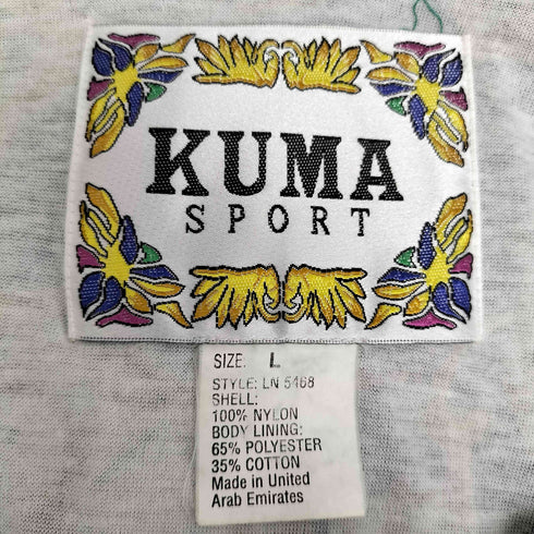KUMA SPORT 総柄ナイロンジャケット メンズ import:L