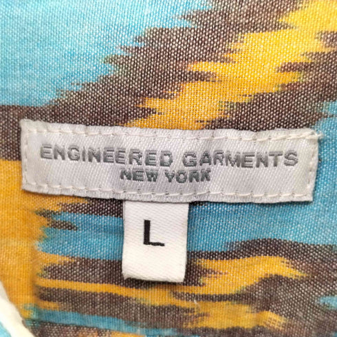 エンジニアードガーメンツ Engineered Garments 19 CENTURY BD SHIRT IKAT-MULTI COLOR 総柄 L/S ボタンダウン シャツ メンズ JPN:L