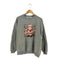 ジャージーズ JERZEES 00s ベア クマ クリスマス プリント クルーネックスウェット メンズ import:L