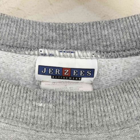 ジャージーズ JERZEES 00s ベア クマ クリスマス プリント クルーネックスウェット メンズ import:L