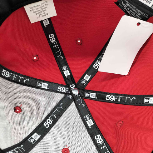シュプリーム Supreme 25AW Breast Cancer Awareness Box Logo New Era メンズ 7 3/8