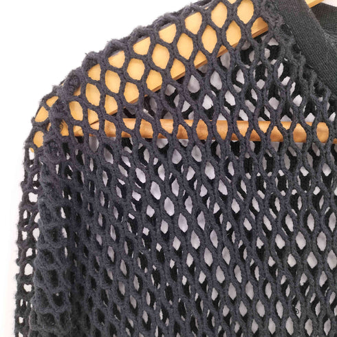 ノットコンベンショナル NOT CONVENTIONAL MESH TOP プルオーバー メッシュ ニット トップ メンズ