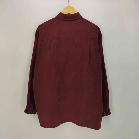 コンセンサス consensus フラップ ポケット ソフトスエード レギュラー カラー シャツ メンズ import:M