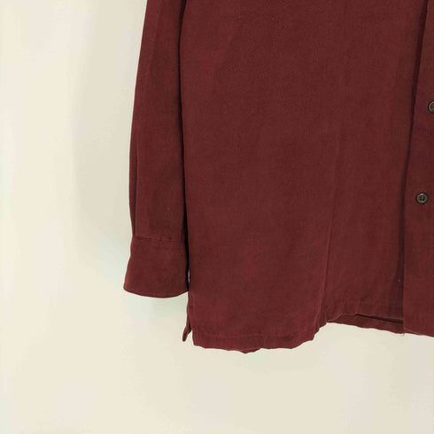 コンセンサス consensus フラップ ポケット ソフトスエード レギュラー カラー シャツ メンズ import:M