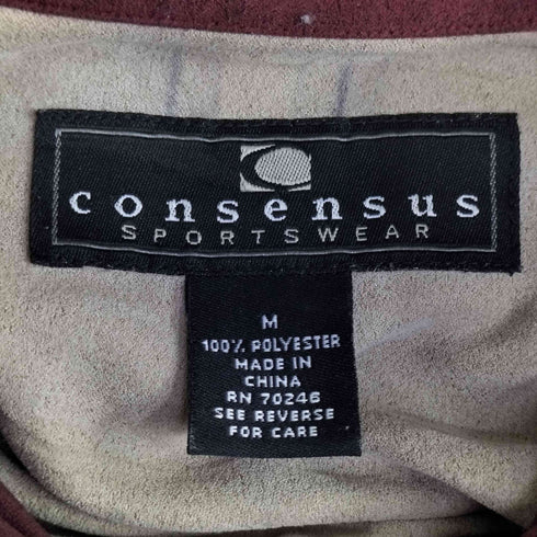 コンセンサス consensus フラップ ポケット ソフトスエード レギュラー カラー シャツ メンズ import:M