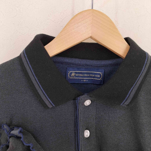ビバリーヒルズポロクラブ BEVERLY HILLS POLO CLUB リボンデザイン クロップド ポロシャツ レディース import:M