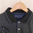 ビバリーヒルズポロクラブ BEVERLY HILLS POLO CLUB リボンデザイン クロップド ポロシャツ レディース import:M