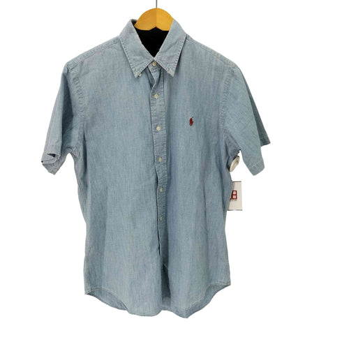 ラルフローレン RALPH LAUREN CUSTOM FIT ポニー刺繍 S/S タンガリーシャツ メンズ JPN:M