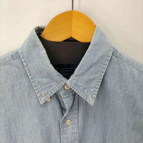 ラルフローレン RALPH LAUREN CUSTOM FIT ポニー刺繍 S/S タンガリーシャツ メンズ JPN:M