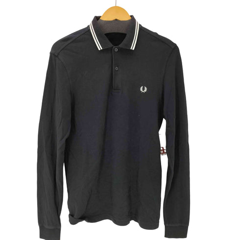 フレッドペリー FRED PERRY ロゴ刺繍 L/S ポロ シャツ メンズ JPN:S