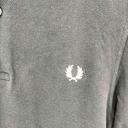 フレッドペリー FRED PERRY ロゴ刺繍 L/S ポロ シャツ メンズ JPN:S