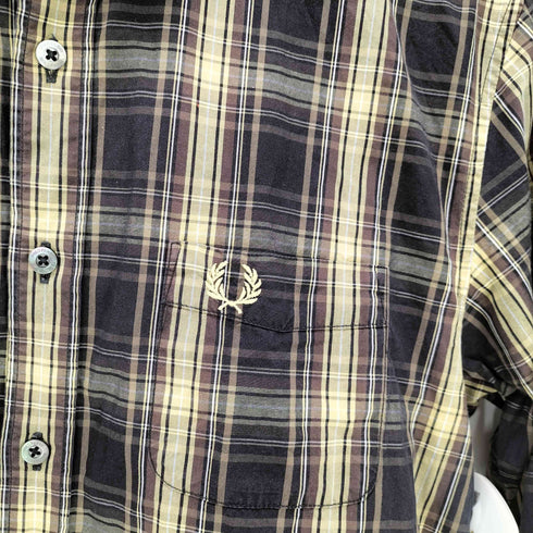フレッドペリー FRED PERRY Check L/S Shirt JAPAN LIMITED メンズ JPN:M