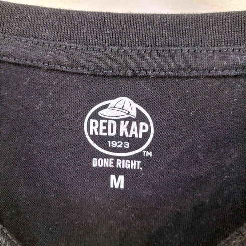 レッドキャップ RED KAP S/S フロントロゴ刺繍クルーネックTシャツ レディース import:M