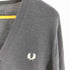 フレッドペリー FRED PERRY ロゴ刺繍 Vネックカーディガン メンズ JPN:M