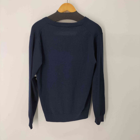 フレッドペリー FRED PERRY ロゴ刺繍 Vネックカーディガン メンズ JPN:M