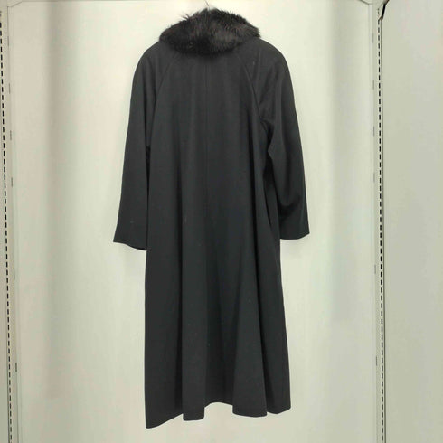 ピュア カシミヤ pure cashmere フォックスファーカラー カシミヤ ロングコート レディース 11AR