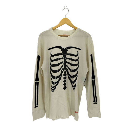 シュプリーム Supreme Bones Thermal Crew ボーン サーマルクルーネック 長袖Tシャツ カットソー メンズ XL