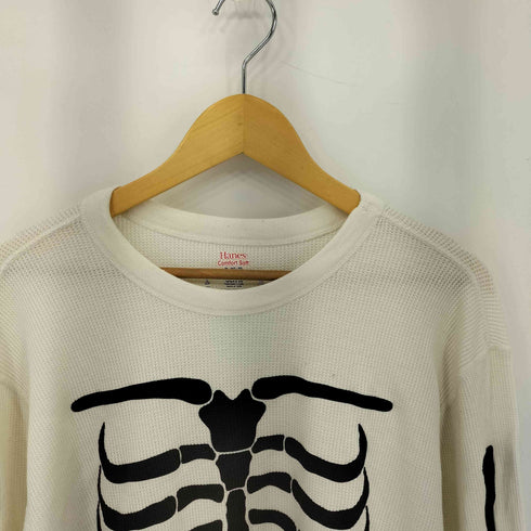 シュプリーム Supreme Bones Thermal Crew ボーン サーマルクルーネック 長袖Tシャツ カットソー メンズ XL