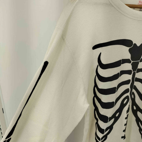 シュプリーム Supreme Bones Thermal Crew ボーン サーマルクルーネック 長袖Tシャツ カットソー メンズ XL
