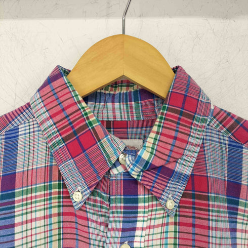 ブルックスブラザーズ 346 BROOKS BROTHERS ボタンダウンチェックシャツ メンズ import:L