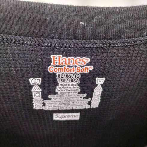 シュプリーム Supreme Bones Thermal Crew ボーン サーマルクルーネック 長袖Tシャツ カットソー メンズ XL