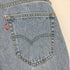 リーバイス Levis 505 ボタン裏3405刻印 ジップフライテーパードデニムパンツ メンズ W34 L32