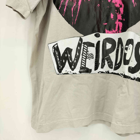MIRACLE SELTZER WEIRDOS グラフィックプリント クルーネック 半袖Tシャツ カットソー メンズ LARGE