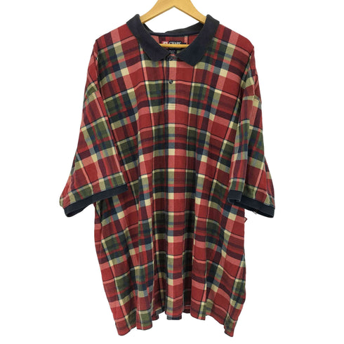 チャップスラルフローレン CHAPS RALPH LAUREN 90Sチェックコットンポロシャツ メンズ 4XB