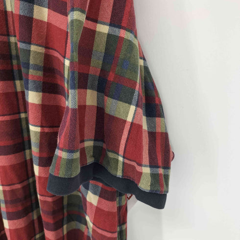 チャップスラルフローレン CHAPS RALPH LAUREN 90Sチェックコットンポロシャツ メンズ 4XB