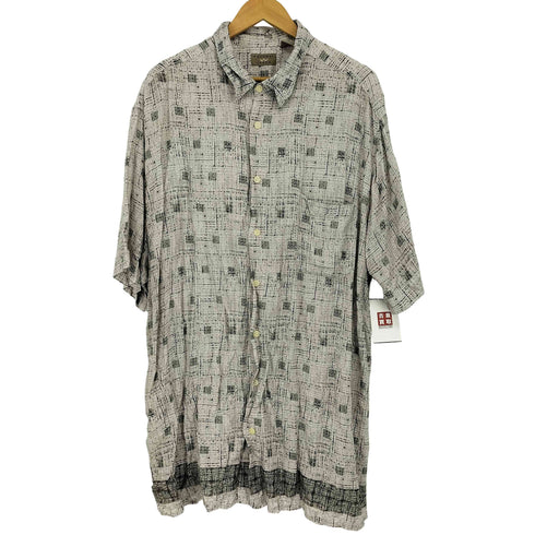 ナチュラルイシュー NATURAL ISSUE 90s総柄レーヨンシャツ メンズ 2XL