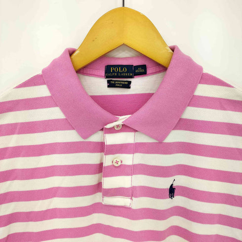 ポロラルフローレン POLO RALPH LAUREN THE BOYFRIEND ロゴ刺繍ポロシャツ レディース import:XS